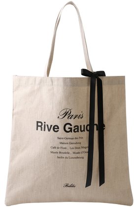 【ビリティス ディセッタン/Bilitis dix-sept ans】のRive Gauche トートバッグ 人気、トレンドファッション・服の通販 founy(ファニー) ファッション Fashion レディースファッション Fashion for Women バッグ Bags シンプル Simple, Minimal トラベル Travel, Travel Gear フロント Front, Front Design ポケット Pocket, Pocket Detail リボン Ribbon, Bow エレガント 上品 Elegant |ID:prp329100004418924