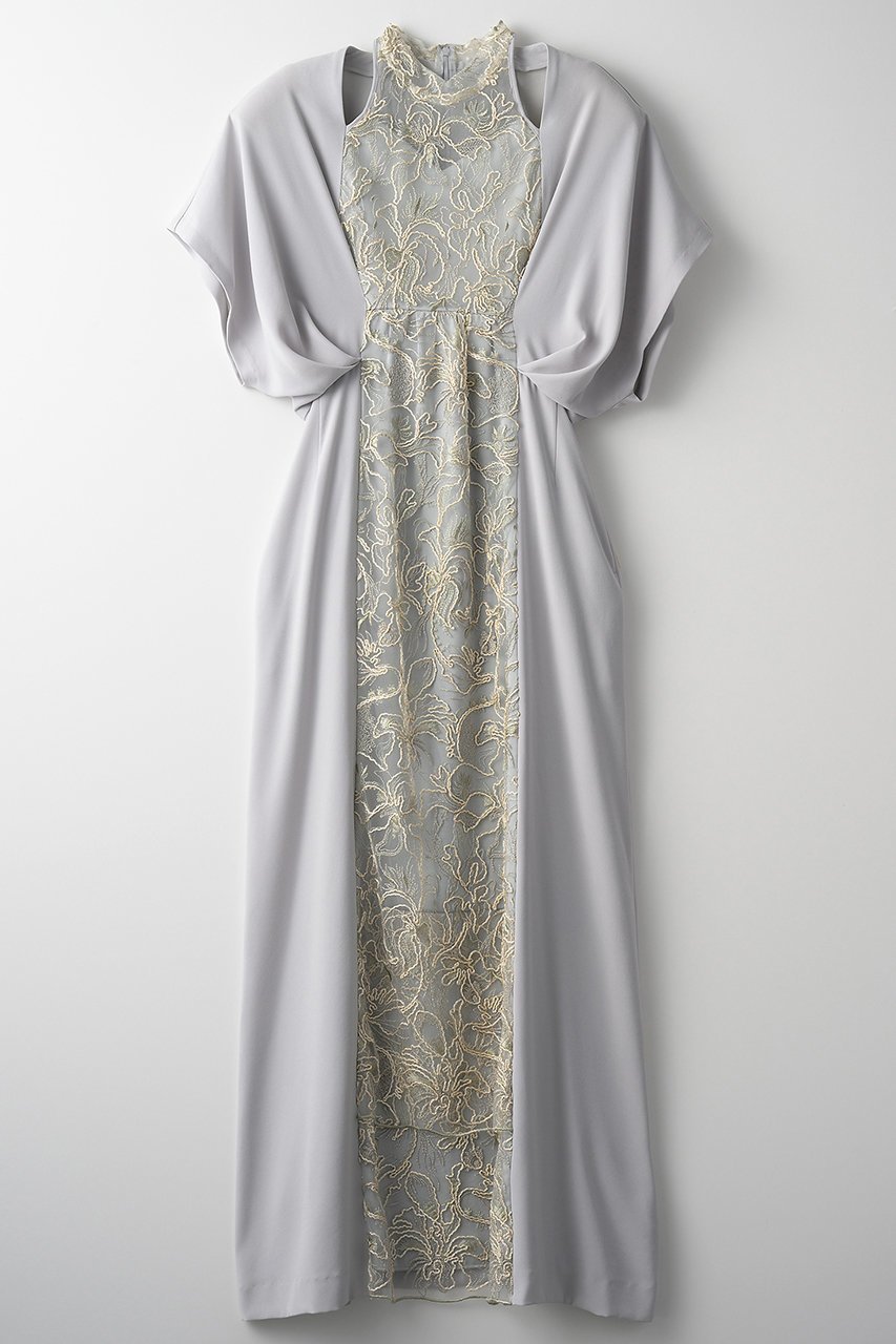【ミューラル/MURRAL】のSeem flower laceドレス 人気、トレンドファッション・服の通販 founy(ファニー) 　ファッション　Fashion　レディースファッション　Fashion for Women　ワンピース　Dresses　フォーマル・パーティードレス・結婚式用ドレス　Elegant & Casual Dresses　チュニック　Tunic Tops & Dresses　2025年　2025　2025春夏・S/S　Spring/Summer 2025 SS25　コレクション　Collection, Seasonal Line　ショルダー　Shoulder, Shoulder Strap　チュニック　Tunic, Long Top　ドレス　Dress, One-Piece　レース　Lace, Lace Fabric　ロング　Long, Long-Length　手描き　Hand-Drawn, Illustrated　 other-1|ID: prp329100004418934 ipo3291000000032873993