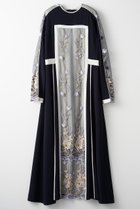 【ミューラル/MURRAL】のFramed flower laceドレス 人気、トレンドファッション・服の通販 founy(ファニー) ファッション Fashion レディースファッション Fashion for Women ワンピース Dresses フォーマル・パーティードレス・結婚式用ドレス Elegant & Casual Dresses チュニック Tunic Tops & Dresses エレガント 上品 Elegant シェイプ Shape, Slim Fit スリーブ Sleeve, Long Sleeve / Short Sleeve チュニック Tunic, Long Top ドレス Dress, One-Piece パープル Purple, Violet モチーフ Motif, Design Theme レース Lace, Lace Fabric ロング Long, Long-Length thumbnail ネイビー|ID: prp329100004418935 ipo3291000000036553880