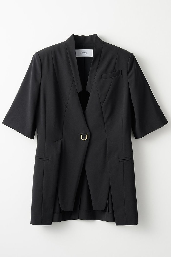 【ミューラル/MURRAL】のBranching ハーフスリーブ ジャケット インテリア・キッズ・メンズ・レディースファッション・服の通販 founy(ファニー) https://founy.com/ ファッション Fashion レディースファッション WOMEN アウター Coat Outerwear ジャケット Jackets ジャケット Jacket ストレッチ Stretch スリット Slit スリーブ Sleeve ハーフ Half フォルム Form フロント Front モダン Modern |ID: prp329100004418936 ipo3291000000030850870