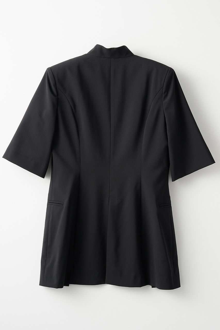 【ミューラル/MURRAL】のBranching ハーフスリーブ ジャケット 人気、トレンドファッション・服の通販 founy(ファニー) 　ファッション　Fashion　レディースファッション　Fashion for Women　アウター　Coat / Outerwear Collection　レディースジャケット・軽アウター　Jackets　ジャケット　Jacket, Outerwear　ストレッチ　Stretch, Stretchy Fabric　スリット　Slit, Slit Detail　スリーブ　Sleeve, Long Sleeve / Short Sleeve　ハーフ　Half, Half-Length　フォルム　Silhouette, Form　フロント　Front, Front Design　モダン　Modern, Contemporary　other-2|ID: prp329100004418936 ipo3291000000032960426