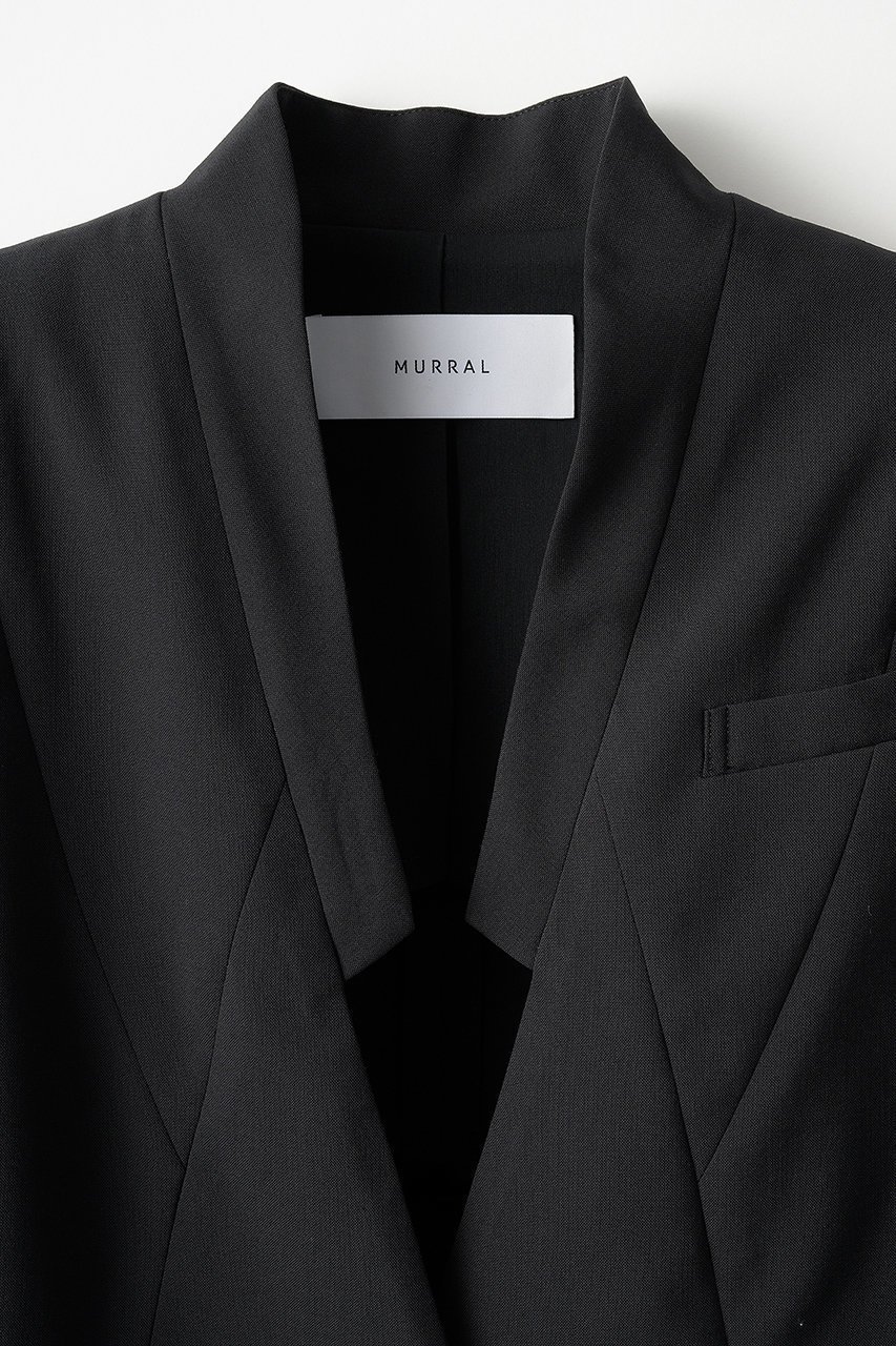 【ミューラル/MURRAL】のBranching ハーフスリーブ ジャケット 人気、トレンドファッション・服の通販 founy(ファニー) 　ファッション　Fashion　レディースファッション　Fashion for Women　アウター　Coat / Outerwear Collection　レディースジャケット・軽アウター　Jackets　ジャケット　Jacket, Outerwear　ストレッチ　Stretch, Stretchy Fabric　スリット　Slit, Slit Detail　スリーブ　Sleeve, Long Sleeve / Short Sleeve　ハーフ　Half, Half-Length　フォルム　Silhouette, Form　フロント　Front, Front Design　モダン　Modern, Contemporary　other-3|ID: prp329100004418936 ipo3291000000032960430