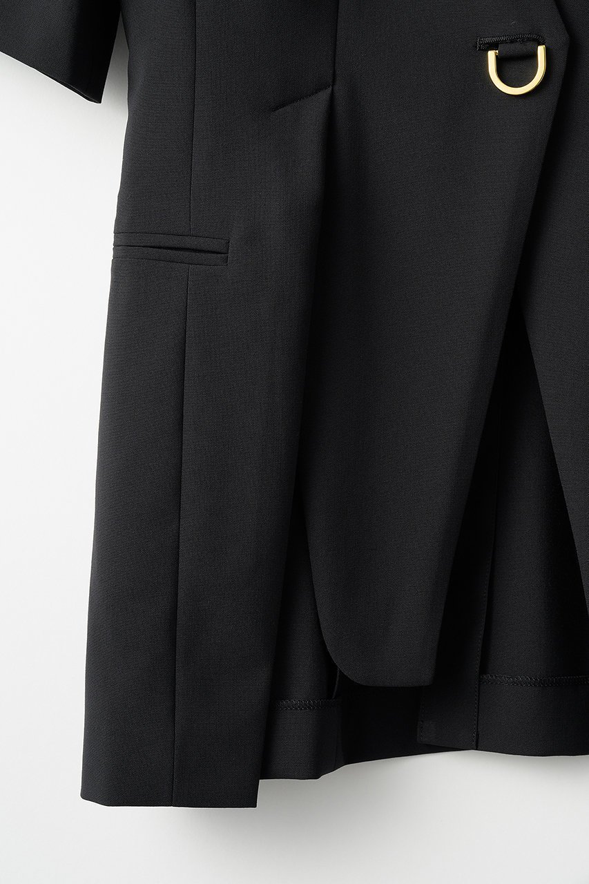 【ミューラル/MURRAL】のBranching ハーフスリーブ ジャケット 人気、トレンドファッション・服の通販 founy(ファニー) 　ファッション　Fashion　レディースファッション　Fashion for Women　アウター　Coat / Outerwear Collection　レディースジャケット・軽アウター　Jackets　ジャケット　Jacket, Outerwear　ストレッチ　Stretch, Stretchy Fabric　スリット　Slit, Slit Detail　スリーブ　Sleeve, Long Sleeve / Short Sleeve　ハーフ　Half, Half-Length　フォルム　Silhouette, Form　フロント　Front, Front Design　モダン　Modern, Contemporary　other-5|ID: prp329100004418936 ipo3291000000032960439