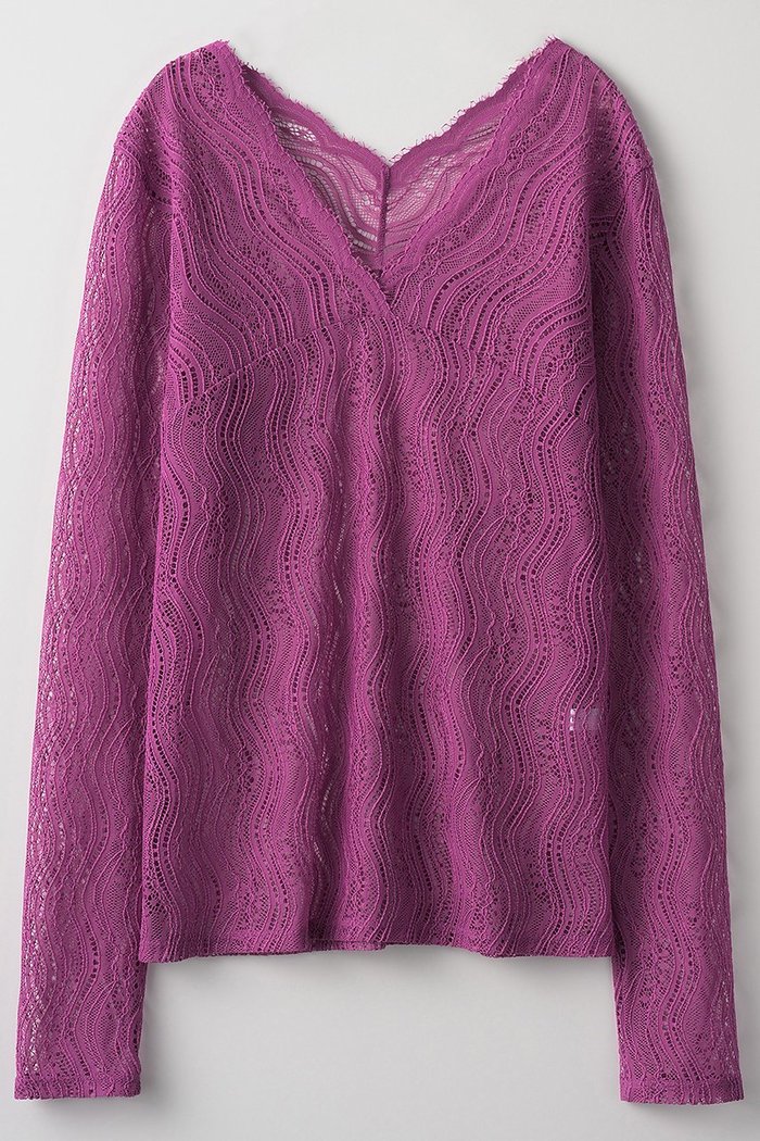 【ミューラル/MURRAL】のストレッチ レーストップス インテリア・キッズ・メンズ・レディースファッション・服の通販 founy(ファニー) https://founy.com/ ファッション Fashion レディースファッション WOMEN トップス・カットソー Tops/Tshirt シャツ/ブラウス Shirts/Blouses エレガント 上品 Elegant ストレッチ Stretch スリーブ Sleeve レース Race ロング Long |ID: prp329100004418937 ipo3291000000030850872