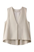 【アルアバイル/allureville】のダブルクロスドレープジレ 人気、トレンドファッション・服の通販 founy(ファニー) ファッション Fashion レディースファッション Ladies' Fashion Online アウター Coat Outerwear ジャケット Jackets シンプル Simple ジャケット Jacket ダブル Double パーティ Party フレア Flare ベスト Vest エレガント 上品 Elegant 再入荷 Restock/Back In Stock/Re Arrival |ID:prp329100004418942