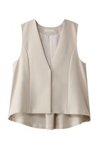 【アルアバイル/allureville】のダブルクロスドレープジレ ベージュ|ID: prp329100004418942 ipo3291000000036107444