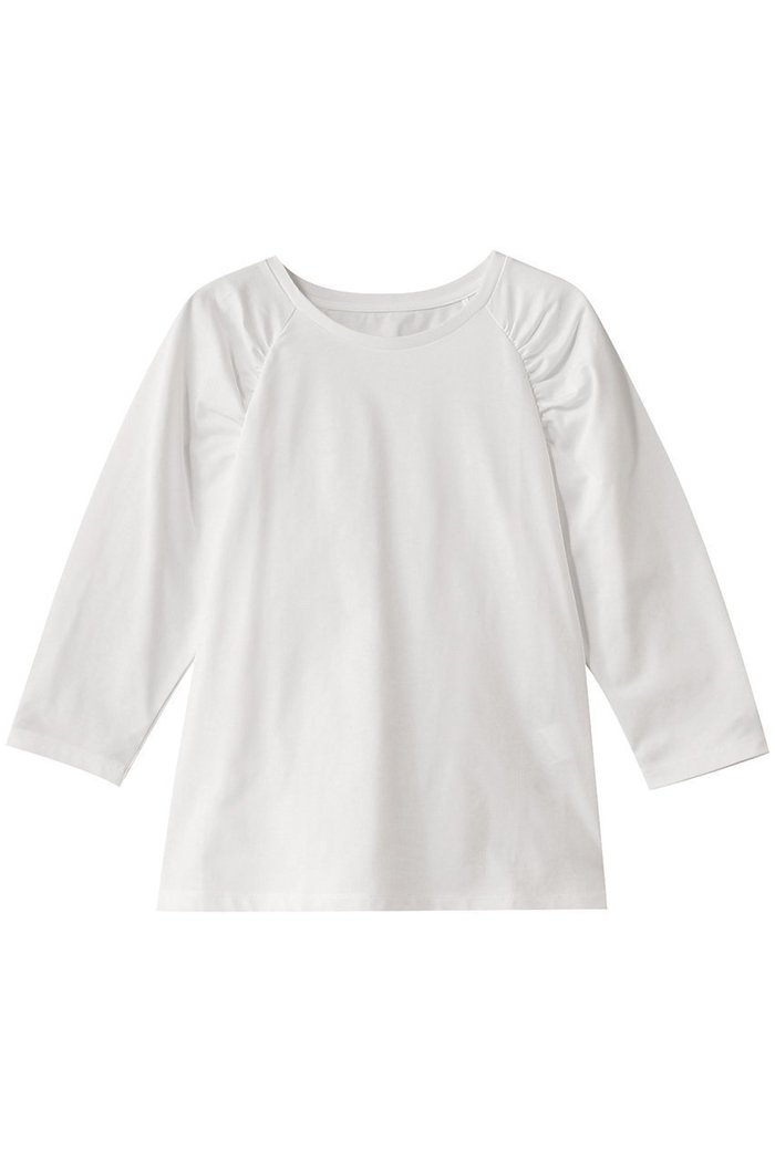 【アルアバイル/allureville】の【Loulou Willoughby】ショルダーギャザーロンT インテリア・キッズ・メンズ・レディースファッション・服の通販 founy(ファニー) https://founy.com/ ファッション Fashion レディースファッション WOMEN トップス・カットソー Tops/Tshirt シャツ/ブラウス Shirts/Blouses ロング / Tシャツ T-Shirts カットソー Cut and Sewn イタリア Italy インナー Inner カットソー Cut And Sew ギャザー Gather シンプル Simple スリーブ Sleeve ロング Long |ID: prp329100004418946 ipo3291000000030850903