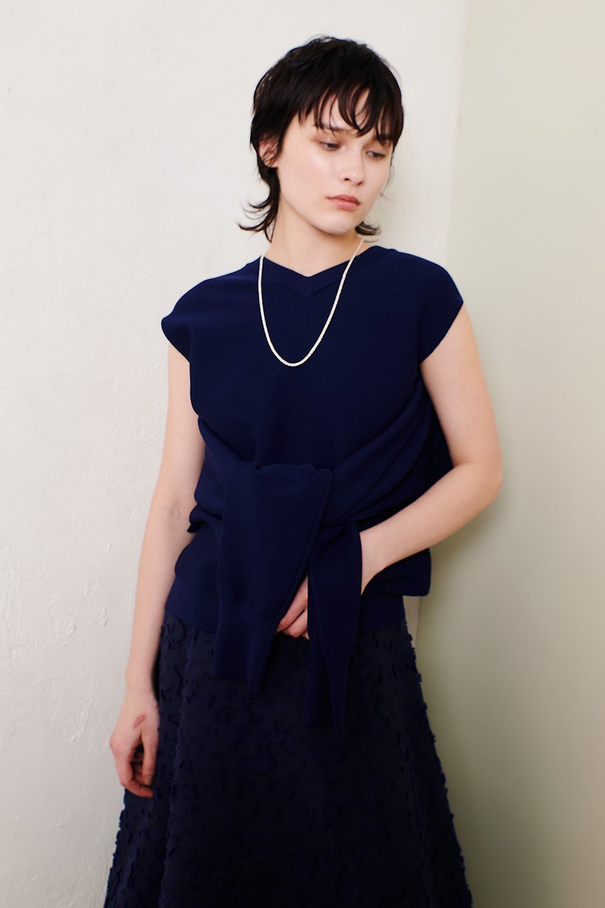 【アルアバイル/allureville】のスラッシュアーム2WAY プルオーバー 人気、トレンドファッション・服の通販 founy(ファニー) 　ファッション　Fashion　レディースファッション　Fashion for Women　トップス・カットソー　Cut & Sew Tops　ニット　Knit Tops & Sweaters　カジュアルプルオーバー・ニットトップス　Pullovers & Knit Tops / Casual Pullovers　インナー　Innerwear　スリット　Slit, Slit Detail　other-7|ID: prp329100004418947 ipo3291000000032942911