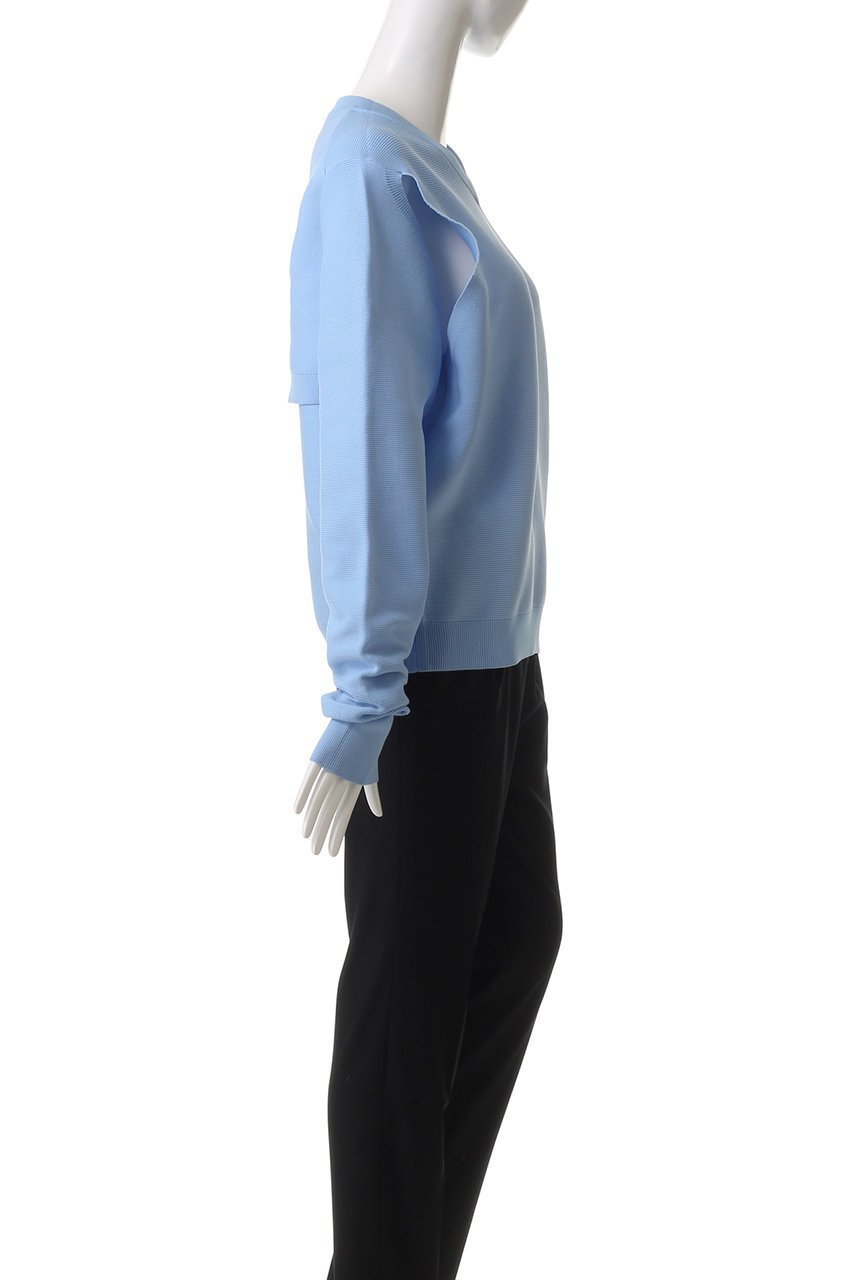 【アルアバイル/allureville】のスラッシュアーム2WAY プルオーバー 人気、トレンドファッション・服の通販 founy(ファニー) 　ファッション　Fashion　レディースファッション　Fashion for Women　トップス・カットソー　Cut & Sew Tops　ニット　Knit Tops & Sweaters　カジュアルプルオーバー・ニットトップス　Pullovers & Knit Tops / Casual Pullovers　インナー　Innerwear　スリット　Slit, Slit Detail　再入荷　Restock / Back in Stock　other-3|ID: prp329100004418947 ipo3291000000035051465