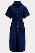 【ラルフローレン/RALPH LAUREN】の【POLO RALPH LAUREN】リネン ショートスリーブ シャツドレス ニューポートネイビー|ID: prp329100004418955 ipo3291000000032871601