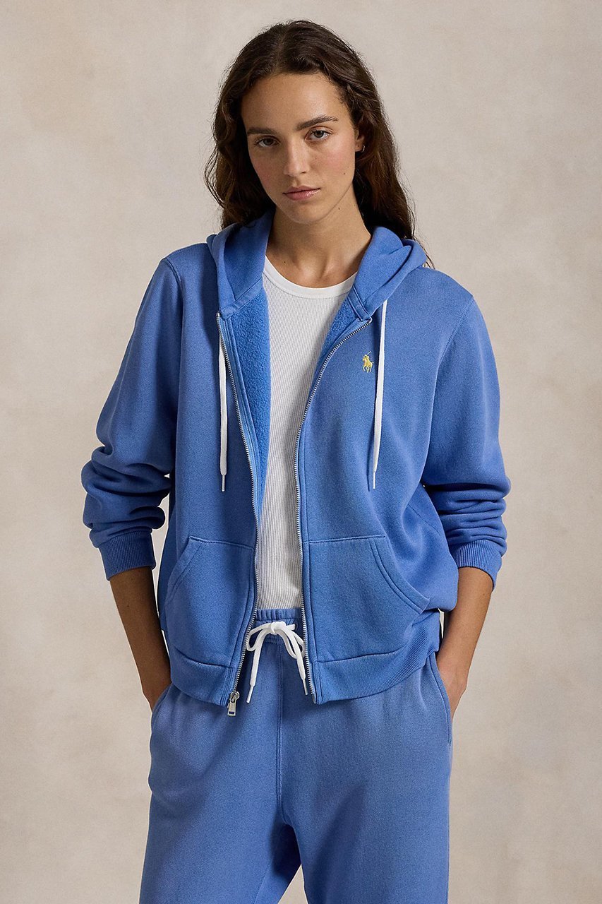 【ラルフローレン/RALPH LAUREN】の【POLO RALPH LAUREN】フリース フルジップ フーディ 人気、トレンドファッション・服の通販 founy(ファニー) 　ファッション　Fashion　レディースファッション　WOMEN　トップス・カットソー　Tops/Tshirt　シャツ/ブラウス　Shirts/Blouses　パーカ　Sweats　ロング / Tシャツ　T-Shirts　スウェット　Sweat　カットソー　Cut and Sewn　ショルダー　Shoulder　シンプル　Simple　ドロップ　Drop　ドローコード　Draw Cord　フィット　Fit　ポケット　Pocket　リラックス　Relax　定番　Standard　長袖　Long Sleeve　other-5|ID: prp329100004418957 ipo3291000000031329434