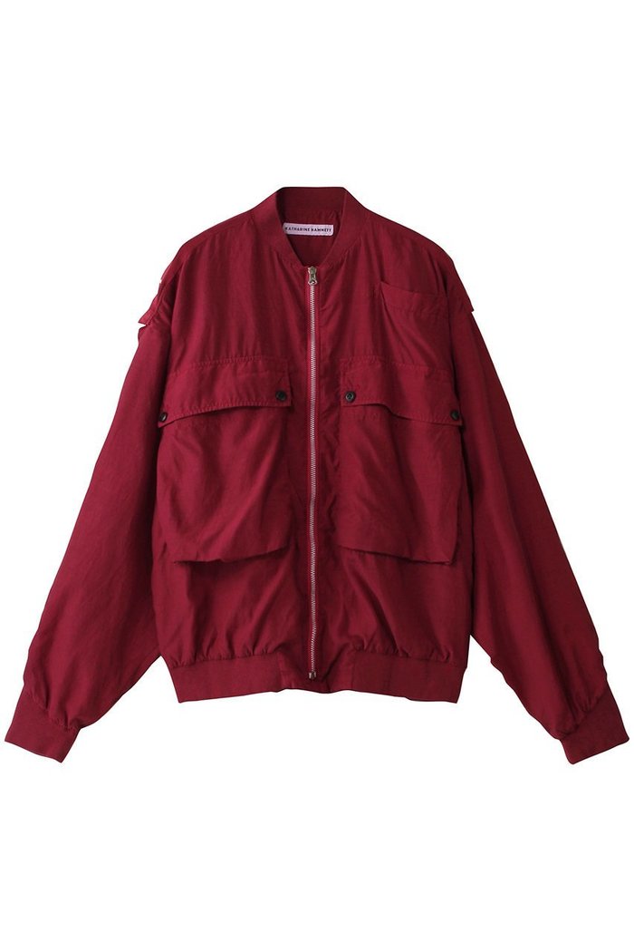 【キャサリンハムネット/KATHARINE HAMNETT LONDON】の【UNISEX】パラシュート ボンバージャケット インテリア・キッズ・メンズ・レディースファッション・服の通販 founy(ファニー) https://founy.com/ ファッション Fashion レディースファッション Fashion for Women アウター Coat / Outerwear Collection レディースジャケット・軽アウター Jackets ブルゾンジャケット・スポーティアウター Blouson Jackets ユニセックス Unisex, Genderless ジャケット Jacket, Outerwear パターン Pattern, Design Print ブルゾン Blouson, Bomber Jacket ブロード Broadcloth, Fine Cotton ヴィンテージ Vintage Style 定番 Standard, Basic Item |ID: prp329100004418960 ipo3291000000032960385