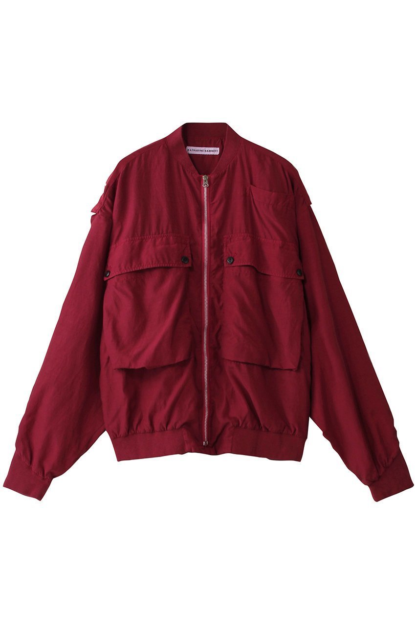 【キャサリンハムネット/KATHARINE HAMNETT LONDON】の【UNISEX】パラシュート ボンバージャケット 人気、トレンドファッション・服の通販 founy(ファニー) 　ファッション　Fashion　レディースファッション　Fashion for Women　アウター　Coat / Outerwear Collection　レディースジャケット・軽アウター　Jackets　ブルゾンジャケット・スポーティアウター　Blouson Jackets　ユニセックス　Unisex, Genderless　ジャケット　Jacket, Outerwear　パターン　Pattern, Design Print　ブルゾン　Blouson, Bomber Jacket　ブロード　Broadcloth, Fine Cotton　ヴィンテージ　Vintage Style　定番　Standard, Basic Item　 other-1|ID: prp329100004418960 ipo3291000000036061187