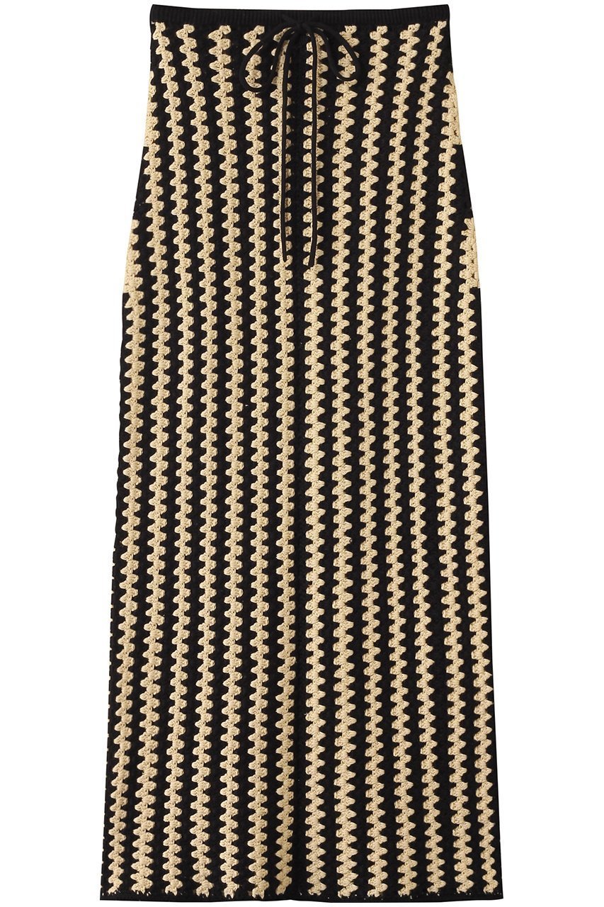 【バイ マレーネ ビルガー/BY MALENE BIRGER】のRAZE ロングスカート インテリア・キッズ・メンズ・レディースファッション・服の通販 founy(ファニー) 　ファッション　Fashion　レディースファッション　Fashion for Women　スカート　Skirts　ロングスカート　Long Skirts / Maxi & Midi Skirts　キャミ　Camisole, Cami Top　セットアップ　Set-Up, Coordinated Outfit　ボヘミアン　Bohemian, Ethnic Style　モノトーン　Monotone, Black and White　リゾート　Resort, Vacation Style　レーシー　Lacy, Lace-Like　ロング　Long, Long-Length　ブラック ストライプ|ID: prp329100004418962 ipo3291000000032790037