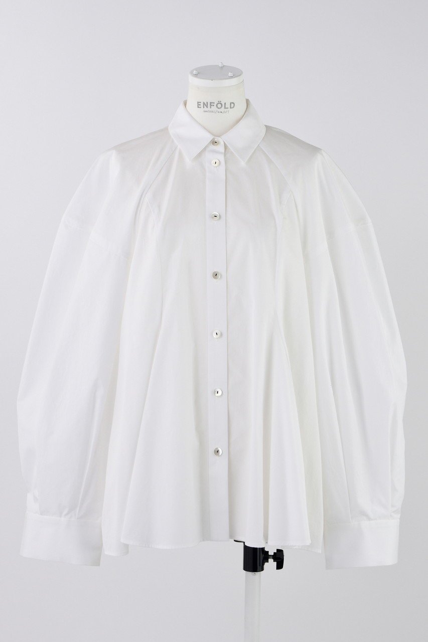 【エンフォルド/ENFOLD】のクリアタイプライター 立体SH/シャツ 人気、トレンドファッション・服の通販 founy(ファニー) 　ファッション　Fashion　レディースファッション　Fashion for Women　トップス・カットソー　Cut & Sew Tops　シャツ・ブラウス・オフィスカジュアル　Elegant Blouses & Button-Ups　スリーブ　Sleeve, Long Sleeve / Short Sleeve　タイプライター　Typewriter Fabric, Crisp Cotton　ロング　Long, Long-Length　 other-1|ID: prp329100004420272 ipo3291000000035822646