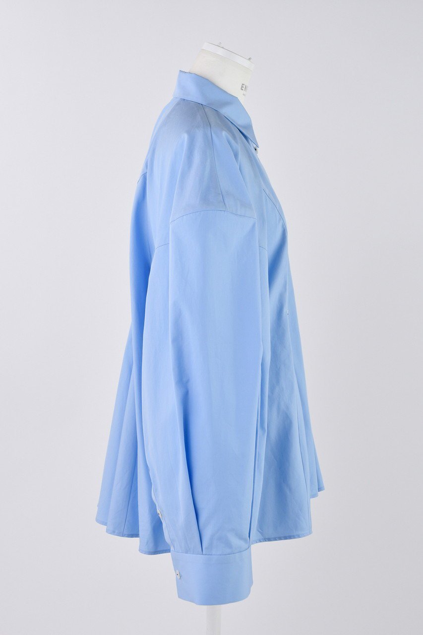 【エンフォルド/ENFOLD】のクリアタイプライター 立体SH/シャツ 人気、トレンドファッション・服の通販 founy(ファニー) 　ファッション　Fashion　レディースファッション　Fashion for Women　トップス・カットソー　Cut & Sew Tops　シャツ・ブラウス・オフィスカジュアル　Elegant Blouses & Button-Ups　スリーブ　Sleeve, Long Sleeve / Short Sleeve　タイプライター　Typewriter Fabric, Crisp Cotton　ロング　Long, Long-Length　other-4|ID: prp329100004420272 ipo3291000000035822651