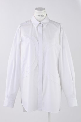 【エンフォルド/ENFOLD】のC/PEブロード アップリケSH/シャツ 人気、トレンドファッション・服の通販 founy(ファニー) ファッション Fashion レディースファッション Fashion for Women トップス・カットソー Cut & Sew Tops シャツ・ブラウス・オフィスカジュアル Elegant Blouses & Button-Ups おすすめ Recommended / Our Picks スリーブ Sleeve, Long Sleeve / Short Sleeve ブロード Broadcloth, Fine Cotton ベスト Vest, Waistcoat ロング Long, Long-Length |ID:prp329100004420274