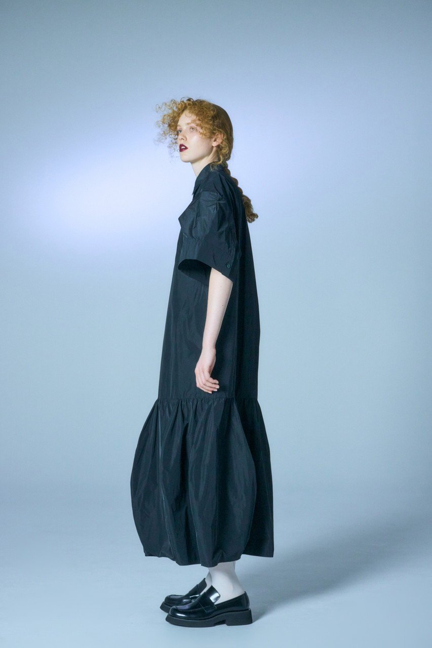 【エンフォルド/ENFOLD】のソフトメモリータフタ 立体5分袖SH DRS/ドレス 人気、トレンドファッション・服の通販 founy(ファニー) 　ファッション　Fashion　レディースファッション　Fashion for Women　ワンピース　Dresses　フォーマル・パーティードレス・結婚式用ドレス　Elegant & Casual Dresses　チュニック　Tunic Tops & Dresses　チュニック　Tunic, Long Top　ドレス　Dress, One-Piece　パターン　Pattern, Design Print　リラックス　Relax, Relaxed Fit　ロング　Long, Long-Length　other-5|ID: prp329100004420277 ipo3291000000032871008