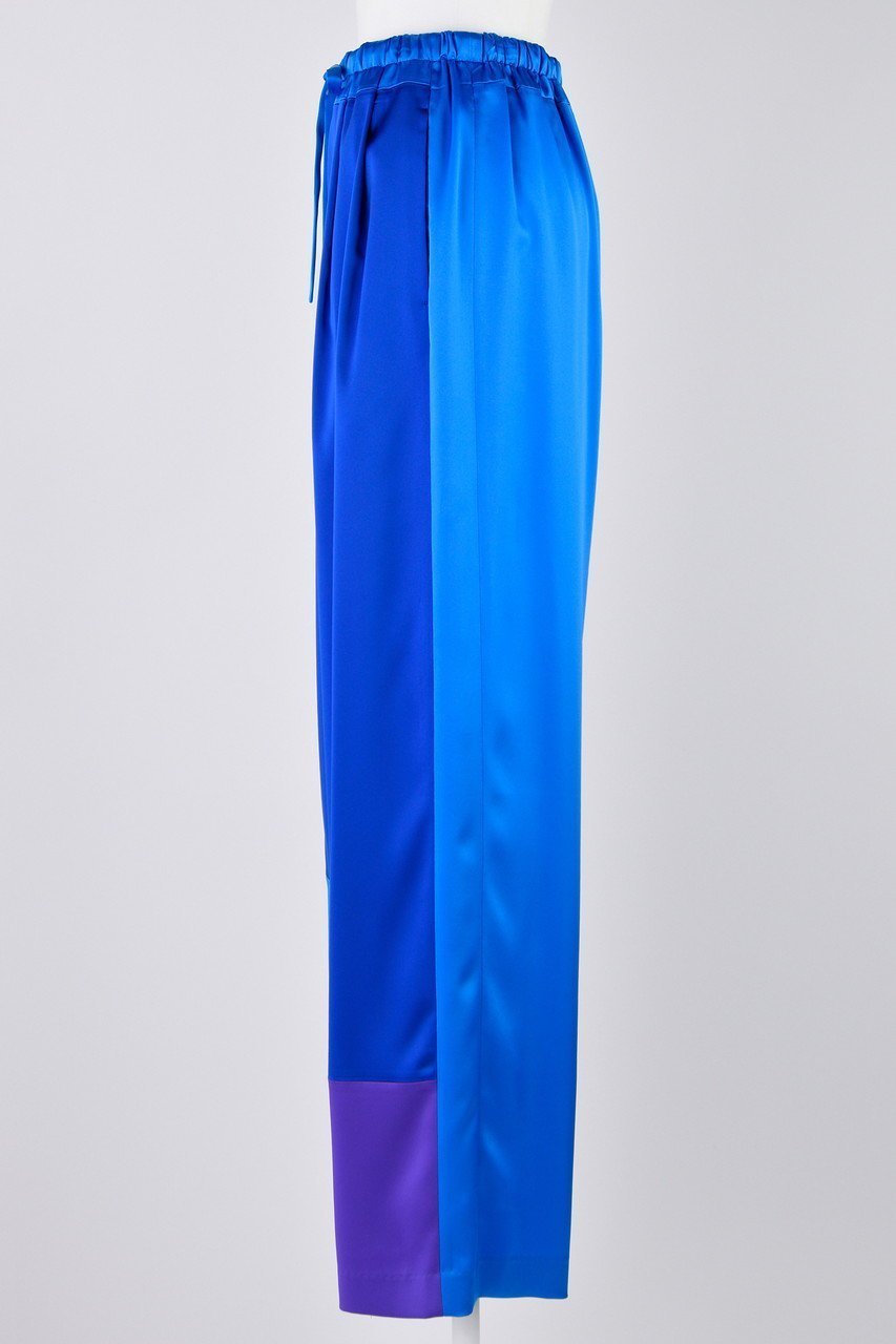 【エンフォルド/ENFOLD】のミッションサテン カラーブロック PT/パンツ 人気、トレンドファッション・服の通販 founy(ファニー) 　ファッション　Fashion　レディースファッション　Fashion for Women　パンツ　Pants & Trousers　サテン　Satin, Glossy Fabric　シンプル　Simple, Minimal　ブロック　Block, Solid Block Pattern　リラックス　Relax, Relaxed Fit　夏　Summer　other-2|ID: prp329100004420278 ipo3291000000036099793