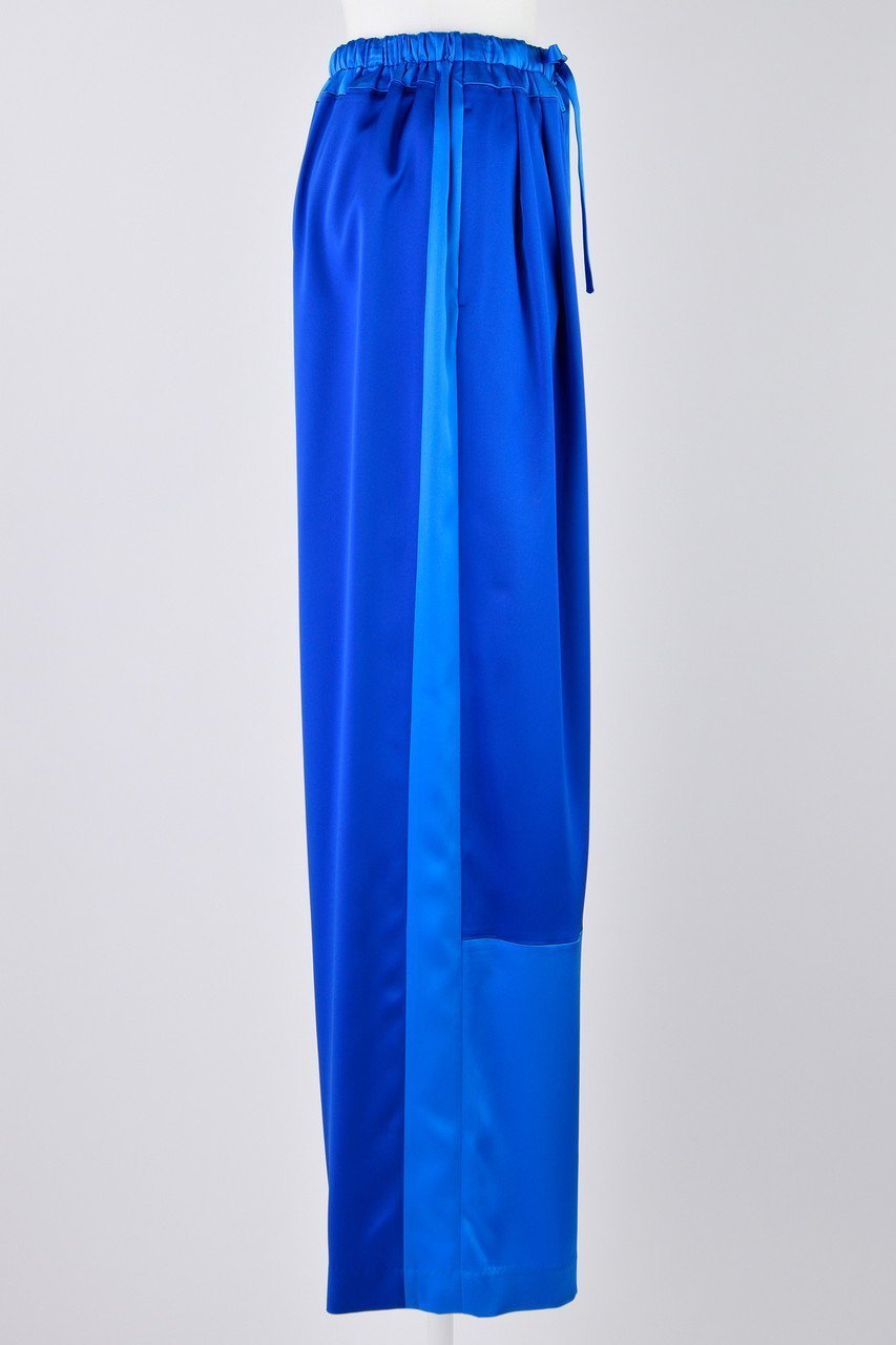 【エンフォルド/ENFOLD】のミッションサテン カラーブロック PT/パンツ 人気、トレンドファッション・服の通販 founy(ファニー) 　ファッション　Fashion　レディースファッション　Fashion for Women　パンツ　Pants & Trousers　サテン　Satin, Glossy Fabric　シンプル　Simple, Minimal　ブロック　Block, Solid Block Pattern　リラックス　Relax, Relaxed Fit　夏　Summer　other-4|ID: prp329100004420278 ipo3291000000036099795