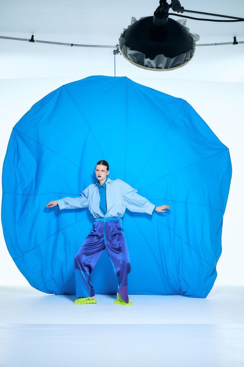 【エンフォルド/ENFOLD】のミッションサテン カラーブロック PT/パンツ 人気、トレンドファッション・服の通販 founy(ファニー) 　ファッション　Fashion　レディースファッション　Fashion for Women　パンツ　Pants & Trousers　サテン　Satin, Glossy Fabric　シンプル　Simple, Minimal　ブロック　Block, Solid Block Pattern　リラックス　Relax, Relaxed Fit　夏　Summer　other-6|ID: prp329100004420278 ipo3291000000036099797