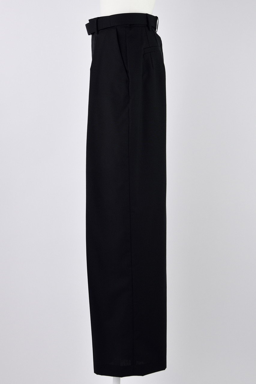 【エンフォルド/ENFOLD】のサマーウール ベルト付タックワイドTR/トラウザー・パンツ 人気、トレンドファッション・服の通販 founy(ファニー) 　ファッション　Fashion　レディースファッション　Fashion for Women　パンツ　Pants & Trousers　ベルト&ウエストマーク　Belts & Waist Accessories　サマー　Summer, Summer Style　センター　Center, Center Line　フォーマル　Formal, Dressy　フロント　Front, Front Design　ワイド　Wide, Wide Fit　other-2|ID: prp329100004420279 ipo3291000000035544759
