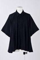 【エンフォルド/ENFOLD】のPEライトジョーゼット バルーン5分袖 BL/ブラウス 人気、トレンドファッション・服の通販 founy(ファニー) ファッション Fashion レディースファッション Fashion for Women トップス・カットソー Cut & Sew Tops シャツ・ブラウス・オフィスカジュアル Elegant Blouses & Button-Ups ショート Short, Short Length ジョーゼット Georgette, Semi-Sheer Fabric スリーブ Sleeve, Long Sleeve / Short Sleeve バルーン Balloon, Balloon Silhouette thumbnail ダークネイビー|ID: prp329100004420283 ipo3291000000032853601