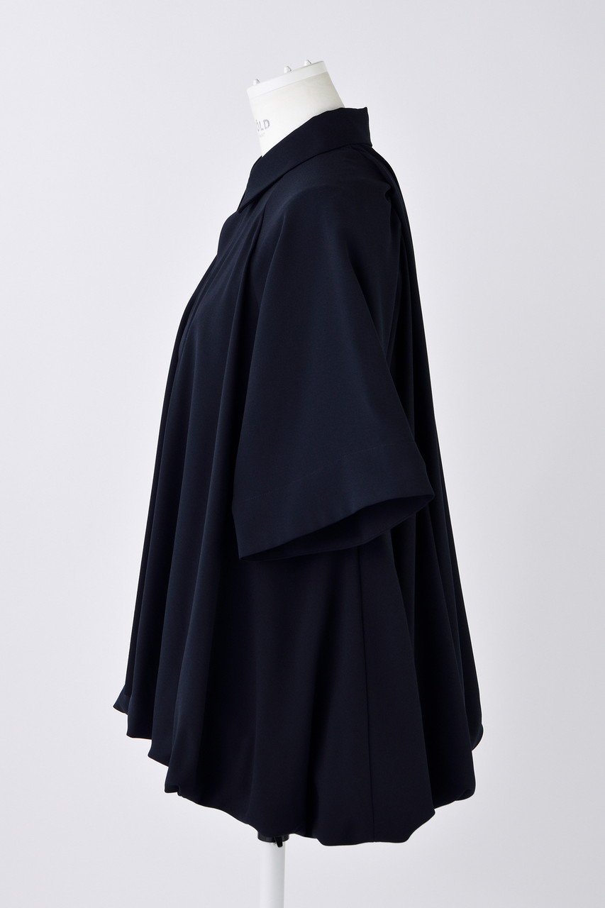 【エンフォルド/ENFOLD】のPEライトジョーゼット バルーン5分袖 BL/ブラウス 人気、トレンドファッション・服の通販 founy(ファニー) 　ファッション　Fashion　レディースファッション　Fashion for Women　トップス・カットソー　Cut & Sew Tops　シャツ・ブラウス・オフィスカジュアル　Elegant Blouses & Button-Ups　ショート　Short, Short Length　ジョーゼット　Georgette, Semi-Sheer Fabric　スリーブ　Sleeve, Long Sleeve / Short Sleeve　バルーン　Balloon, Balloon Silhouette　other-2|ID: prp329100004420283 ipo3291000000032853606