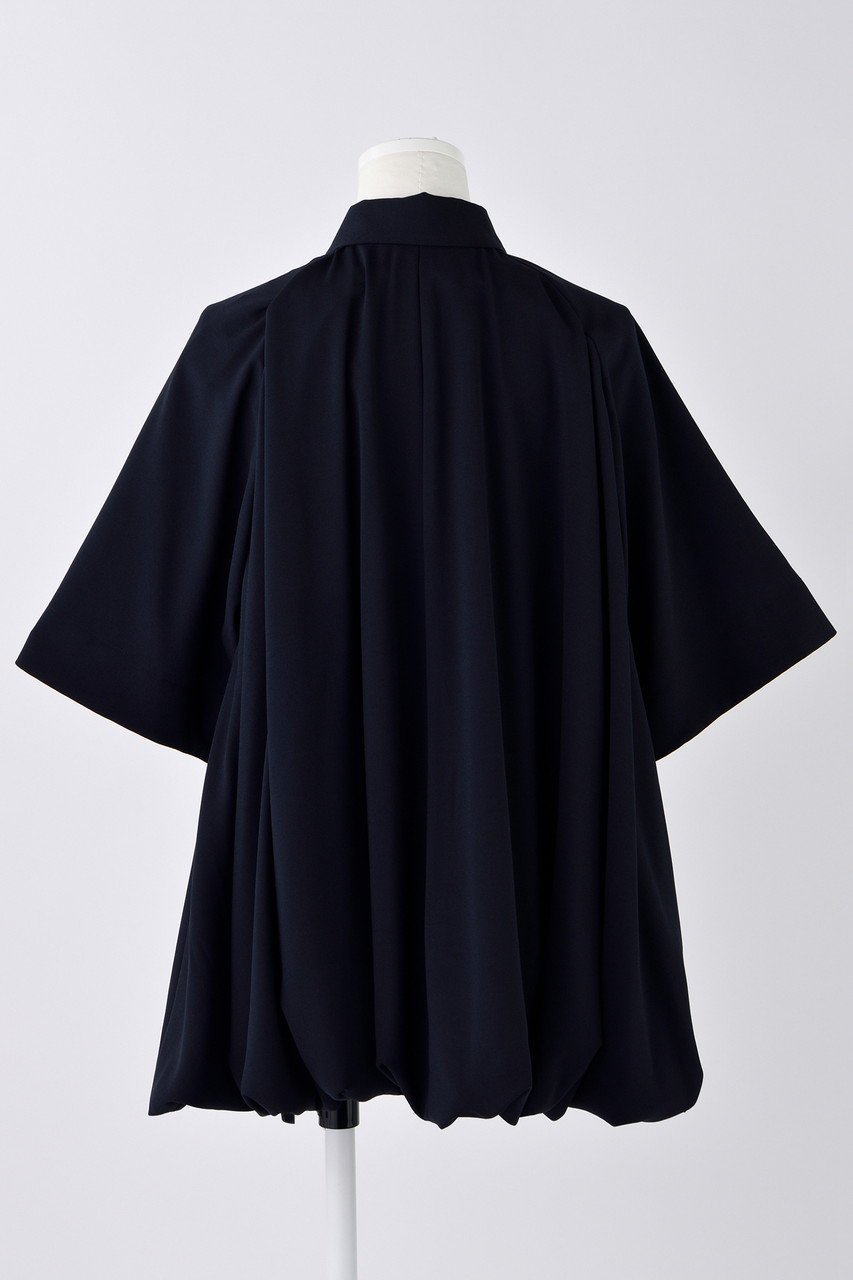 【エンフォルド/ENFOLD】のPEライトジョーゼット バルーン5分袖 BL/ブラウス 人気、トレンドファッション・服の通販 founy(ファニー) 　ファッション　Fashion　レディースファッション　Fashion for Women　トップス・カットソー　Cut & Sew Tops　シャツ・ブラウス・オフィスカジュアル　Elegant Blouses & Button-Ups　ショート　Short, Short Length　ジョーゼット　Georgette, Semi-Sheer Fabric　スリーブ　Sleeve, Long Sleeve / Short Sleeve　バルーン　Balloon, Balloon Silhouette　other-3|ID: prp329100004420283 ipo3291000000036396299