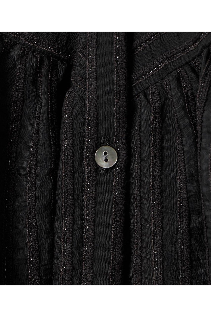 【ハウス オブ ロータス/HOUSE OF LOTUS】のラメドビーブラウス 人気、トレンドファッション・服の通販 founy(ファニー) 　ファッション　Fashion　レディースファッション　WOMEN　トップス・カットソー　Tops/Tshirt　シャツ/ブラウス　Shirts/Blouses　シアー　Sheer　スリット　Slit　スリーブ　Sleeve　バルーン　Balloon　フェミニン　Feminine　ロング　Long　エレガント 上品　Elegant　other-5|ID: prp329100004420288 ipo3291000000031328828