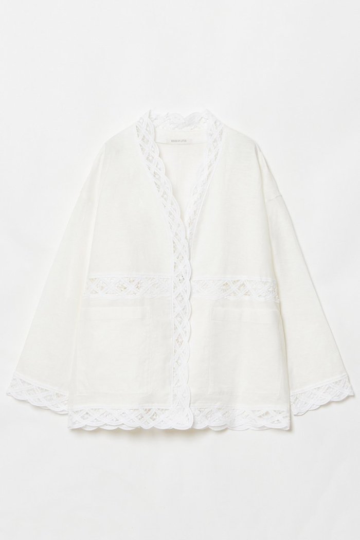 【ハウス オブ ロータス/HOUSE OF LOTUS】のリネンコットンレースジャケット インテリア・キッズ・メンズ・レディースファッション・服の通販 founy(ファニー) https://founy.com/ ファッション Fashion レディースファッション WOMEN アウター Coat Outerwear ジャケット Jackets エレガント 上品 Elegant シンプル Simple ジャケット Jacket リネン Linen レース Race 夏 Summer |ID: prp329100004420289 ipo3291000000030864418