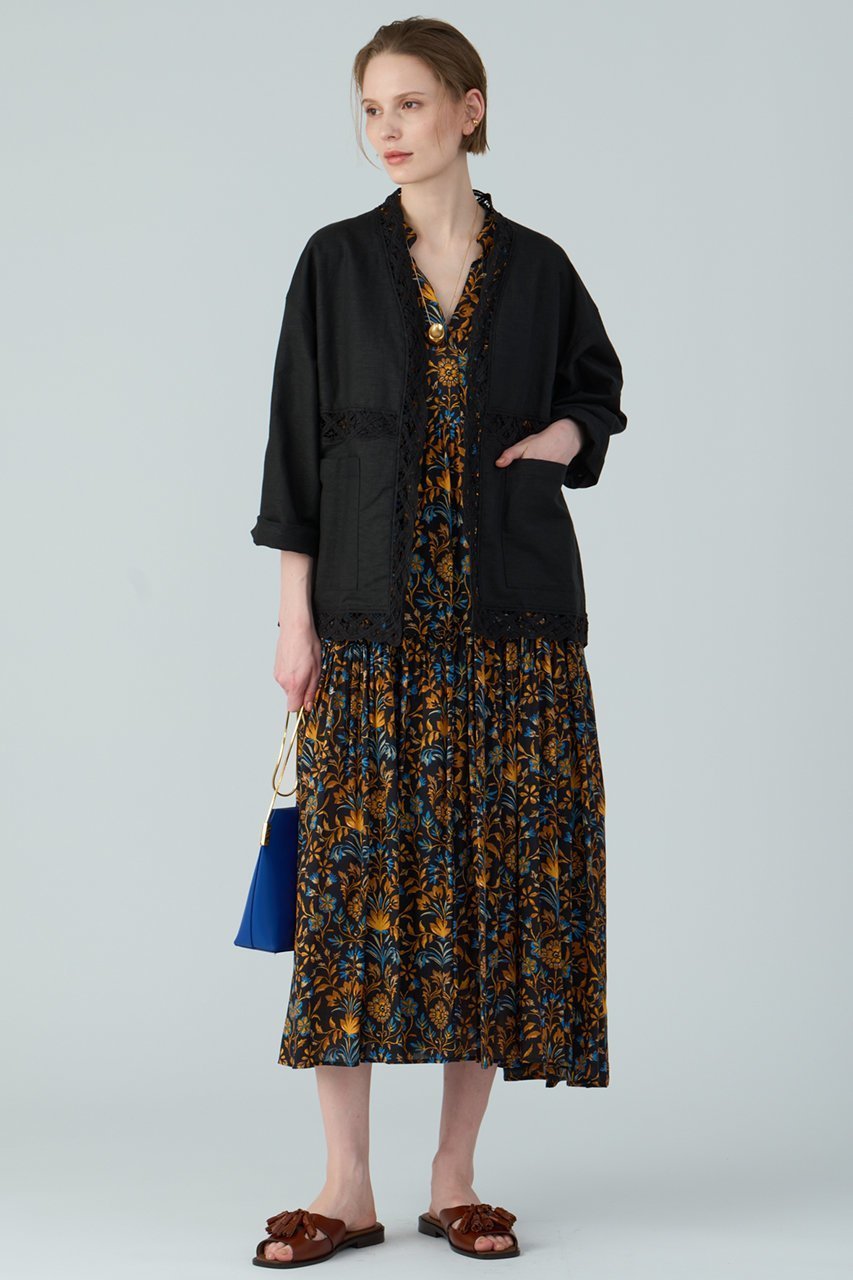 【ハウス オブ ロータス/HOUSE OF LOTUS】のリネンコットンレースジャケット 人気、トレンドファッション・服の通販 founy(ファニー) 　ファッション　Fashion　レディースファッション　Ladies' Fashion Online　アウター　Coat Outerwear　ジャケット　Jackets　エレガント 上品　Elegant　シンプル　Simple　ジャケット　Jacket　リネン　Linen　レース　Race　再入荷　Restock/Back In Stock/Re Arrival　夏　Summer　other-2|ID: prp329100004420289 ipo3291000000032684513