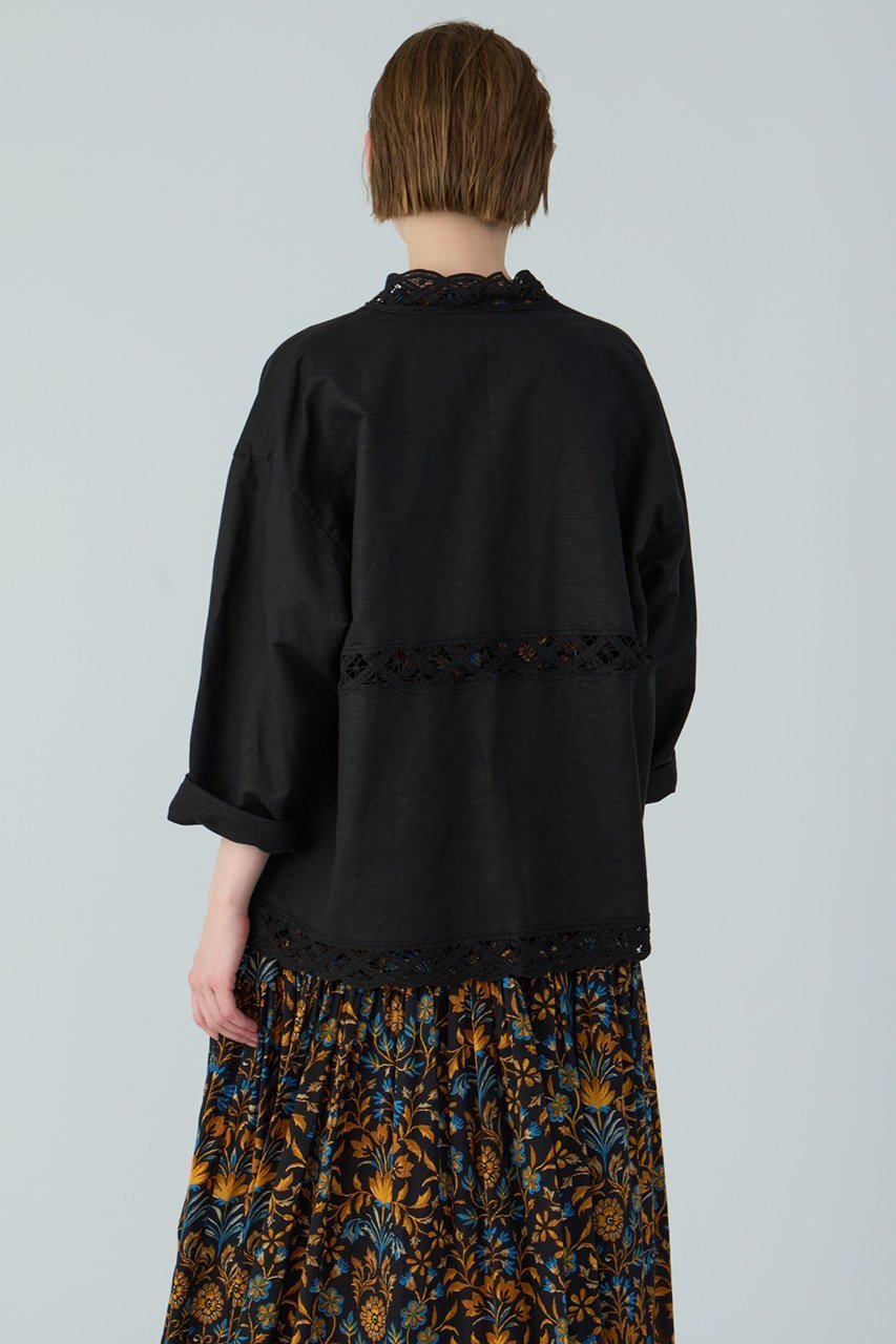 【ハウス オブ ロータス/HOUSE OF LOTUS】のリネンコットンレースジャケット 人気、トレンドファッション・服の通販 founy(ファニー) 　ファッション　Fashion　レディースファッション　Ladies' Fashion Online　アウター　Coat Outerwear　ジャケット　Jackets　エレガント 上品　Elegant　シンプル　Simple　ジャケット　Jacket　リネン　Linen　レース　Race　再入荷　Restock/Back In Stock/Re Arrival　夏　Summer　other-5|ID: prp329100004420289 ipo3291000000032684516