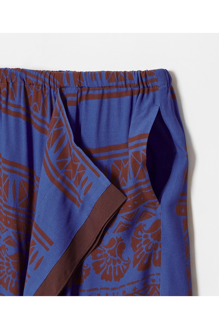 【ハウス オブ ロータス/HOUSE OF LOTUS】のマジョレルプリントスカート 人気、トレンドファッション・服の通販 founy(ファニー) 　ファッション　Fashion　レディースファッション　WOMEN　スカート　Skirt　ロングスカート　Long Skirt　アシンメトリー　Asymmetry　エレガント 上品　Elegant　オリエンタル　Oriental　スカーフ　Scarf　スリット　Slit　フランス　France　フリル　Frills　プリント　Print　ロング　Long　再入荷　Restock/Back In Stock/Re Arrival　other-3|ID: prp329100004420290 ipo3291000000031263857