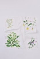 【エンフォルド/ENFOLD】のSeaside plantsローン ハンカチーフ ホワイト|ID: prp329100004420291 ipo3291000000036239858