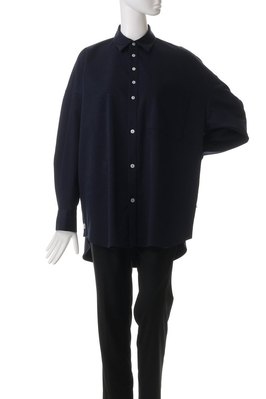 【ナゴンスタンス/nagonstans】のPOLYCHINO Relax ルーズSH/シャツ 人気、トレンドファッション・服の通販 founy(ファニー) 　ファッション　Fashion　レディースファッション　Fashion for Women　トップス・カットソー　Cut & Sew Tops　シャツ・ブラウス・オフィスカジュアル　Elegant Blouses & Button-Ups　スリット　Slit, Slit Detail　スリーブ　Sleeve, Long Sleeve / Short Sleeve　ルーズ　Loose, Oversized　ロング　Long, Long-Length　other-2|ID: prp329100004420296 ipo3291000000035822700