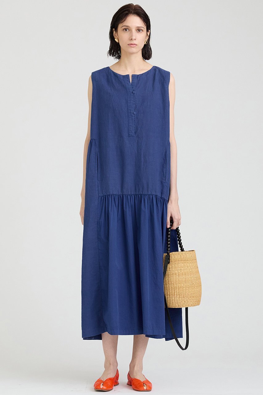 【ハウス オブ ロータス/HOUSE OF LOTUS】のガーメントダイティアードワンピース 人気、トレンドファッション・服の通販 founy(ファニー) 　ファッション　Fashion　レディースファッション　Fashion for Women　ワンピース　Dresses　チュニック　Tunic Tops & Dresses　アシンメトリー　Asymmetrical Style　チュニック　Tunic, Long Top　ティアード　Tiered, Tiered Style　ティアードワンピース　Tiered Dress, Flared Dress　テクスチャー　Texture, Textured Fabric　ブロード　Broadcloth, Fine Cotton　リネン　Linen, Linen Fabric　ロング　Long, Long-Length　other-5|ID: prp329100004420300 ipo3291000000032858241