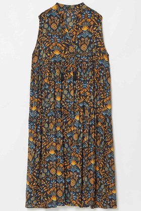 【ハウス オブ ロータス/HOUSE OF LOTUS】のボタニカルプリントティアードワンピース 人気、トレンドファッション・服の通販 founy(ファニー) ファッション Fashion レディースファッション Fashion for Women ワンピース Dresses チュニック Tunic Tops & Dresses インド Indian Textile オレンジ Orange チュニック Tunic, Long Top ティアードワンピース Tiered Dress, Flared Dress ノースリーブ Sleeveless, No-Sleeve プリント Print, Printed Pattern ボトム Bottoms, Lower Wear ロング Long, Long-Length 再入荷 Restock / Back in Stock |ID:prp329100004420306