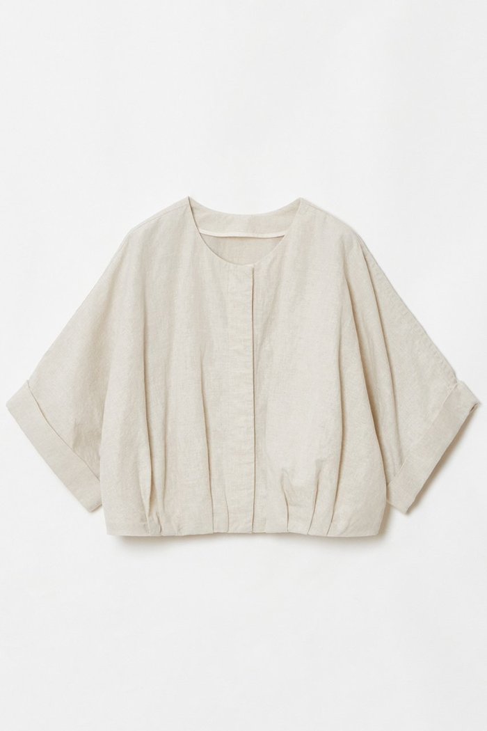 【ハウス オブ ロータス/HOUSE OF LOTUS】のリネンコットンクロップドジャケット インテリア・キッズ・メンズ・レディースファッション・服の通販 founy(ファニー) https://founy.com/ ファッション Fashion レディースファッション WOMEN アウター Coat Outerwear ジャケット Jackets キャンバス Canvas シンプル Simple ジャケット Jacket デニム Denim トレンド Trend リネン Linen 今季 This Season |ID: prp329100004420310 ipo3291000000030864479