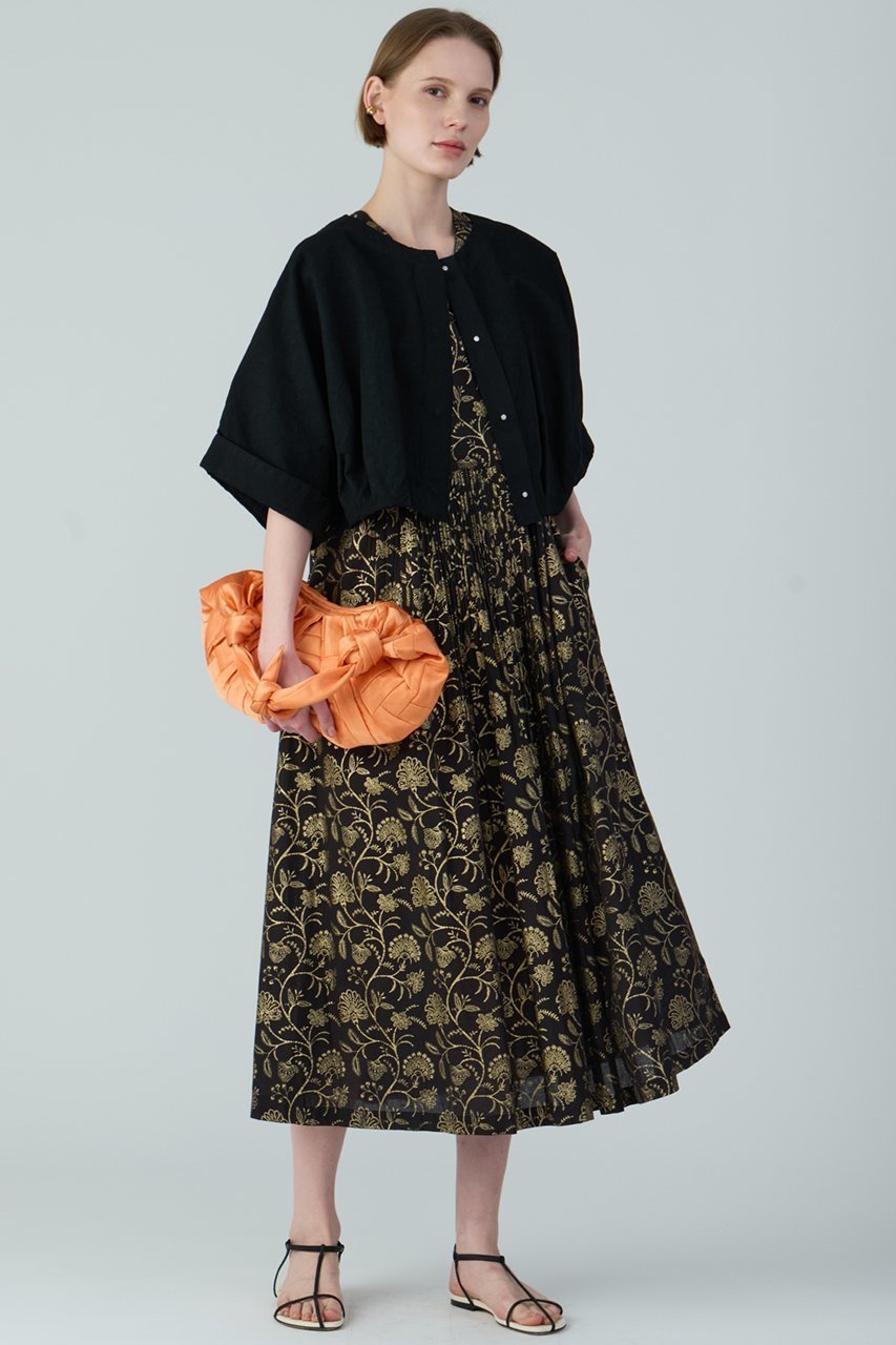 【ハウス オブ ロータス/HOUSE OF LOTUS】のリネンコットンクロップドジャケット 人気、トレンドファッション・服の通販 founy(ファニー) 　ファッション　Fashion　レディースファッション　Fashion for Women　アウター　Coat / Outerwear Collection　レディースジャケット・軽アウター　Jackets　キャンバス　Canvas, Canvas Fabric　シンプル　Simple, Minimal　ジャケット　Jacket, Outerwear　デニム　Denim, Jeans Material　トレンド　Trend, Trending Now　リネン　Linen, Linen Fabric　今季　This Season, Current Season　other-8|ID: prp329100004420310 ipo3291000000032953369