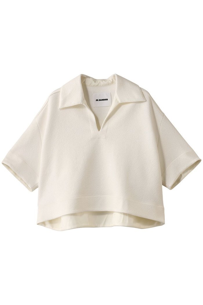 【ジル サンダー/JIL SANDER】のBOXY ポロ インテリア・キッズ・メンズ・レディースファッション・服の通販 founy(ファニー) https://founy.com/ ファッション Fashion レディースファッション WOMEN トップス・カットソー Tops/Tshirt ニット Knit Tops プルオーバー Pullover コンパクト Compact スキッパー Skipper スリーブ Sleeve ハーフ Half ボックス Box ポロシャツ Polo Shirt エレガント 上品 Elegant 夏 Summer 春 Spring S/S・春夏 Ss・Spring/Summer |ID: prp329100004420311 ipo3291000000030864482
