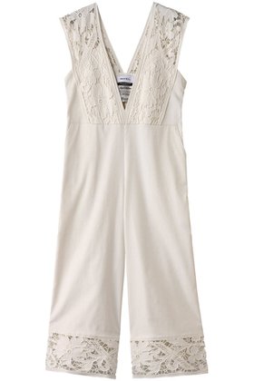 【ミュベール/MUVEIL】のレースサロペット 人気、トレンドファッション・服の通販 founy(ファニー) ファッション Fashion レディースファッション Fashion for Women パンツ Pants & Trousers キャミソール Camisole, Spaghetti Strap Top サロペット Overalls, Salopette タートルネック Turtleneck, High Neck リネン Linen, Linen Fabric レース Lace, Lace Fabric ワイド Wide, Wide Fit ヴィンテージ Vintage Style エレガント 上品 Elegant 吸水 Absorbent, Quick-Dry |ID:prp329100004420312
