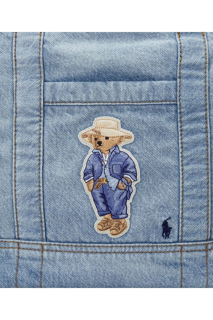 【ラルフローレン/RALPH LAUREN】の【UNISEX】【POLO RALPH LAUREN】TRVLR ベア デニム スモール トードバッグ 人気、トレンドファッション・服の通販 founy(ファニー) 　ファッション　Fashion　レディースファッション　Fashion for Women　バッグ　Bags　ユニセックス　Unisex, Genderless　ウォッシュ　Washed Finish　コンパクト　Compact, Small Size　デニム　Denim, Jeans Material　エレガント 上品　Elegant　旅行　Travel　other-6|ID: prp329100004420328 ipo3291000000032781638