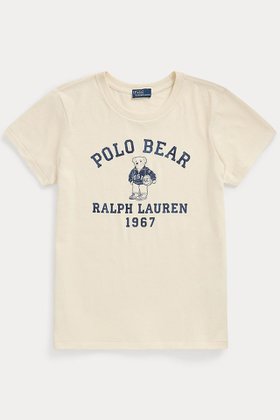 【ラルフローレン/RALPH LAUREN】の【POLO RALPH LAUREN】Polo ベア コットン ジャージー Tシャツ 人気、トレンドファッション・服の通販 founy(ファニー) ファッション Fashion レディースファッション WOMEN トップス・カットソー Tops/Tshirt シャツ/ブラウス Shirts/Blouses ロング / Tシャツ T-Shirts カットソー Cut and Sewn インナー Inner ショーツ Shorts ショート Short シンプル Simple ジャケット Jacket ジャージー Jersey スリーブ Sleeve デニム Denim フィット Fit フロント Front プリント Print リラックス Relax 半袖 Short Sleeve NEW・新作・新着・新入荷 New Arrivals |ID:prp329100004420331