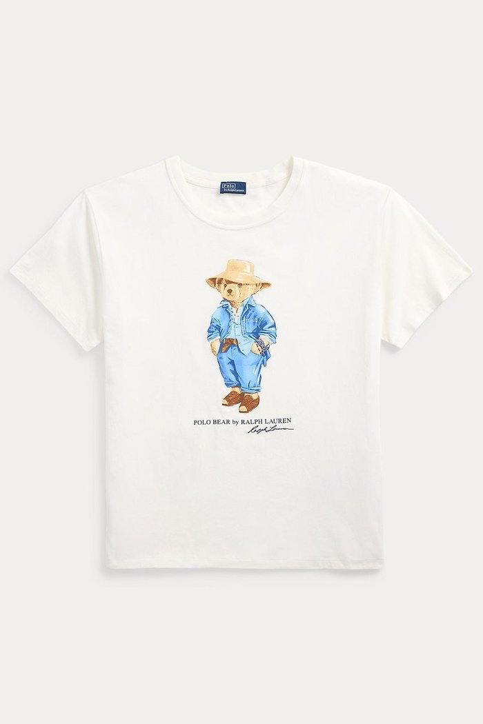 【ラルフローレン/RALPH LAUREN】の【POLO RALPH LAUREN】Polo ベア コットン ジャージー Tシャツ インテリア・キッズ・メンズ・レディースファッション・服の通販 founy(ファニー) https://founy.com/ ファッション Fashion レディースファッション WOMEN トップス・カットソー Tops/Tshirt シャツ/ブラウス Shirts/Blouses ロング / Tシャツ T-Shirts カットソー Cut and Sewn ショート Short シンプル Simple ジャージー Jersey ストレート Straight スリーブ Sleeve フィット Fit フロント Front プリント Print リラックス Relax 半袖 Short Sleeve |ID: prp329100004420332 ipo3291000000030864547