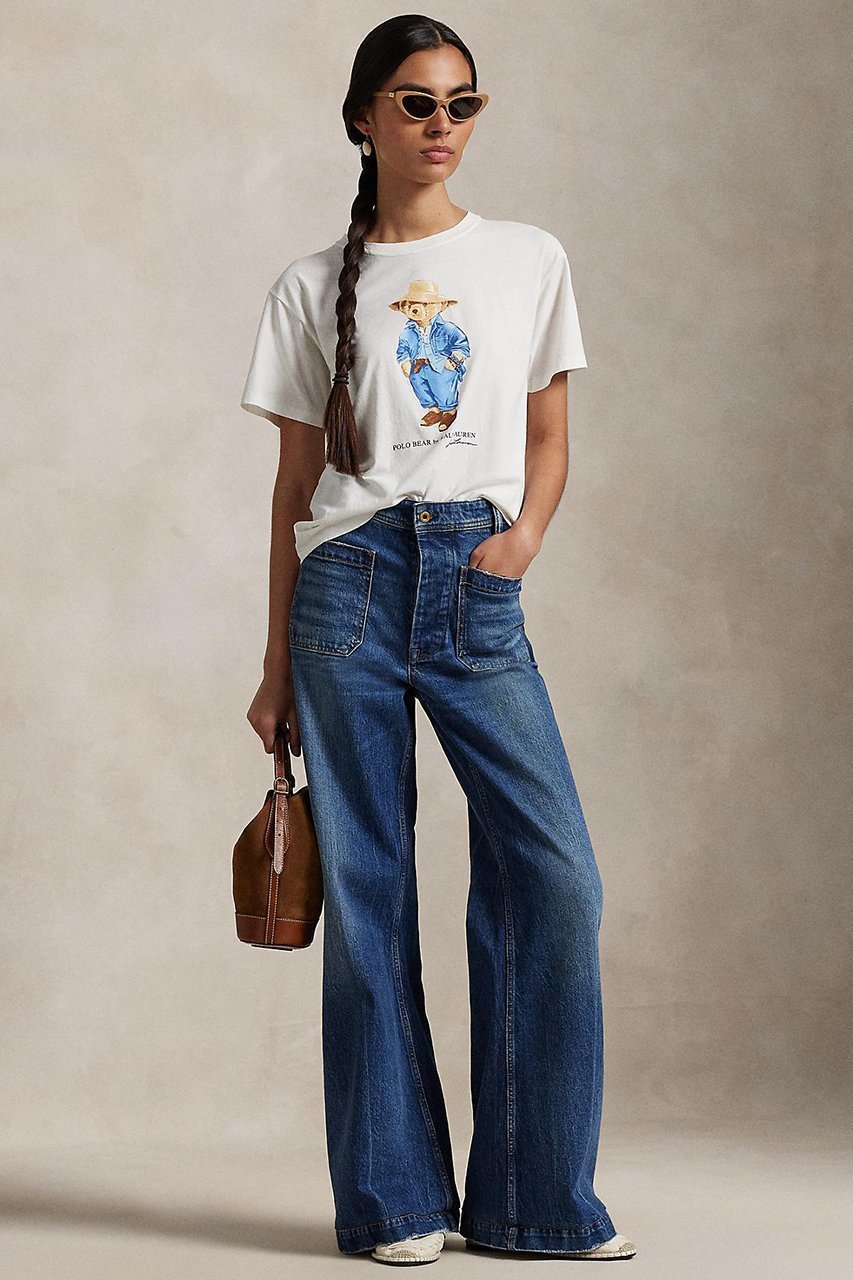 【ラルフローレン/RALPH LAUREN】の【POLO RALPH LAUREN】Polo ベア コットン ジャージー Tシャツ 人気、トレンドファッション・服の通販 founy(ファニー) 　ファッション　Fashion　レディースファッション　Fashion for Women　トップス・カットソー　Cut & Sew Tops　シャツ・ブラウス・オフィスカジュアル　Elegant Blouses & Button-Ups　ロングTシャツ・Tシャツ　Longline T-Shirts & Tees　カットソー・ベーシックTシャツ　Cut-and-Sewn Tops / Stretch Tees & Basics　ショート　Short, Short Length　シンプル　Simple, Minimal　ストレート　Straight, Straight Cut　スリーブ　Sleeve, Long Sleeve / Short Sleeve　フィット　Fit, Slim Fit　フロント　Front, Front Design　プリント　Print, Printed Pattern　リラックス　Relax, Relaxed Fit　半袖　Short Sleeve, Half Sleeve　other-2|ID: prp329100004420332 ipo3291000000032863095