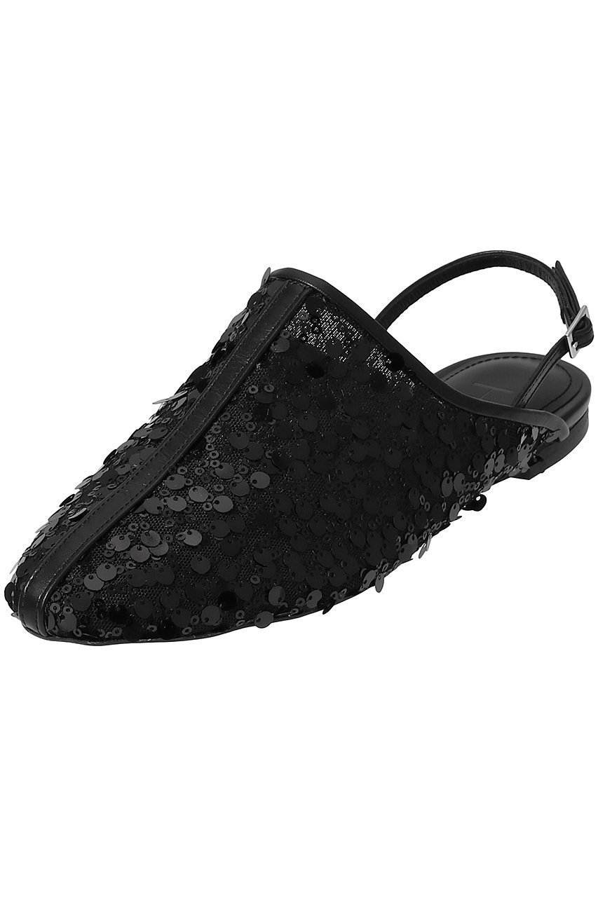 【ヒューン/HEWN】のスパンコールチュールスリングバックシューズ 人気、トレンドファッション・服の通販 founy(ファニー) 　ファッション　Fashion　レディースファッション　Fashion for Women　バッグ　Bags　シャイニー　Shiny, Glossy Finish　シューズ　Shoes, Footwear　スパンコール　Sequins, Sequin Embellishment　センター　Center, Center Line　ソックス　Socks, Hosiery　タイツ　Tights, Legwear　フラット　Flat, Flat Shoes　ラグジュアリー　Luxury, Elegant　リュクス　Luxury, Elegant, High-End, Chic　other-5|ID: prp329100004420336 ipo3291000000034953098