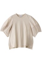 【ランバン オン ブルー/LANVIN en Bleu】のコクーンスリーブコンビカットソー ベージュ|ID: prp329100004420348 ipo3291000000036201595