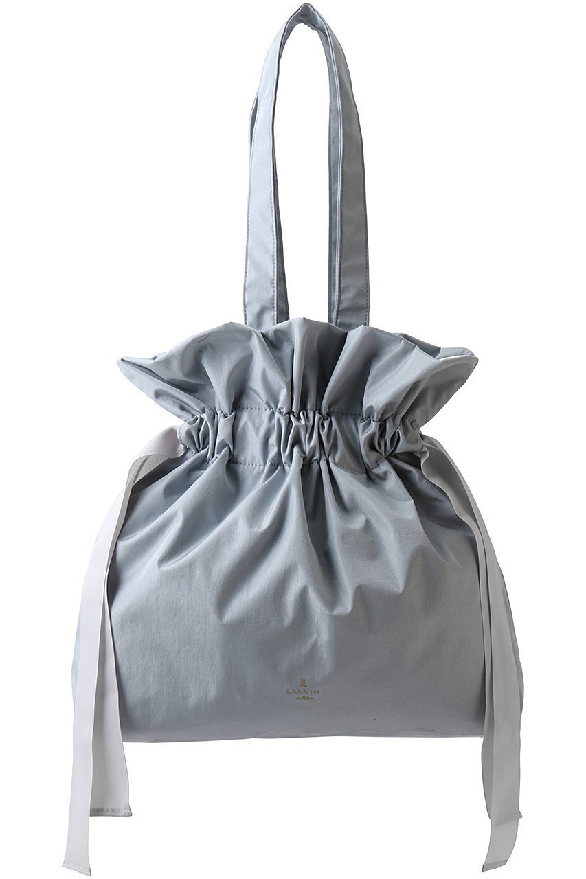 【ランバン オン ブルー/LANVIN en Bleu】のグログランギャザートートバッグ 人気、トレンドファッション・服の通販 founy(ファニー) 　ファッション　Fashion　レディースファッション　Fashion for Women　バッグ　Bags　ギャザー　Gathered, Ruffled　ファブリック　Fabric, Textile　フェミニン　Feminine, Girly　フォルム　Silhouette, Form　フラット　Flat, Flat Shoes　フリル　Frill, Ruffle　リュクス　Luxury, Elegant, High-End, Chic　 other-1|ID: prp329100004420349 ipo3291000000036926686