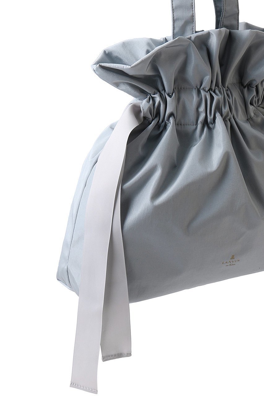 【ランバン オン ブルー/LANVIN en Bleu】のグログランギャザートートバッグ 人気、トレンドファッション・服の通販 founy(ファニー) 　ファッション　Fashion　レディースファッション　Fashion for Women　バッグ　Bags　ギャザー　Gathered, Ruffled　ファブリック　Fabric, Textile　フェミニン　Feminine, Girly　フォルム　Silhouette, Form　フラット　Flat, Flat Shoes　フリル　Frill, Ruffle　リュクス　Luxury, Elegant, High-End, Chic　other-4|ID: prp329100004420349 ipo3291000000036926700